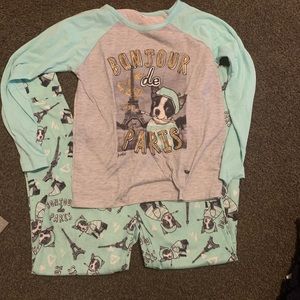 Girls size 12 pajamas